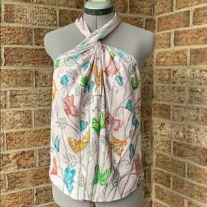 J. McLaughlin Silk Halter top